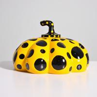 Yayoi Kusama Naoshima Pumpkin Sculpture, Black & Yellow - Sold for $1,024 on 11-04-2023 (Lot 794).jpg